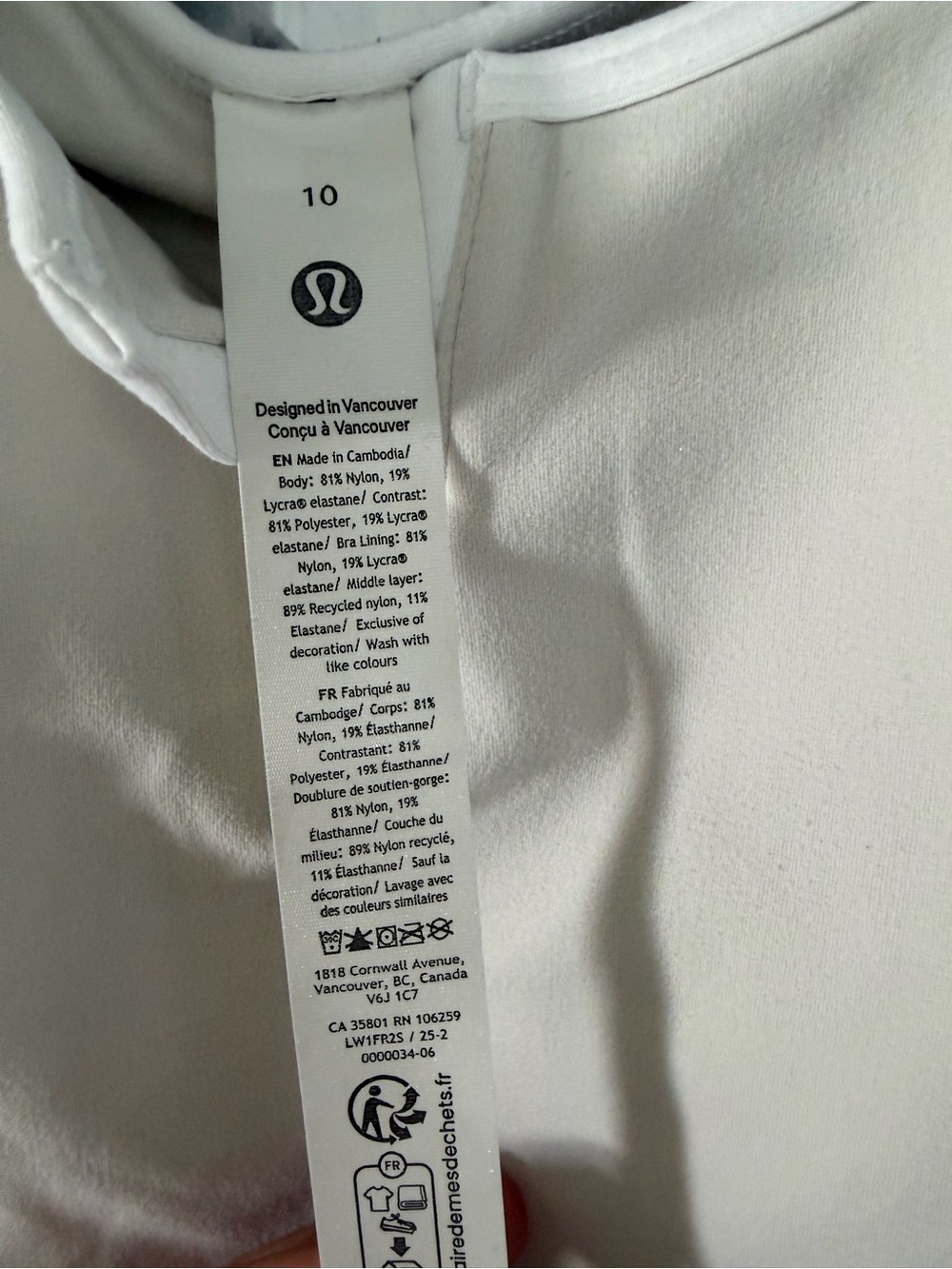 lululemon Align™ Notched-Neck Tank Top size 10 - Picture 3 of 4